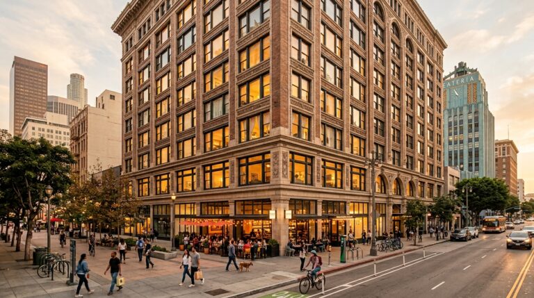 Historic Downtown Los Angeles building converted into residential housing